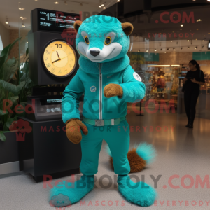 Turquoise Mongoose mascot...