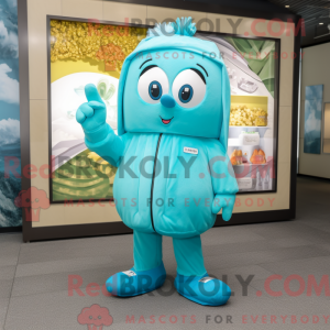 Turquoise Miso Soup mascot...