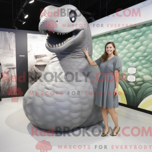 Gray Titanoboa mascot...