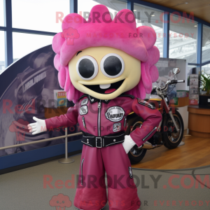 Magenta Clam Chowder maskot...