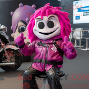 Magenta Clam Chowder maskot...