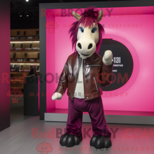 Magenta Quagga maskot...