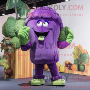 Purple Broccoli mascot...
