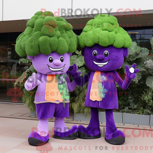 Purple Broccoli mascot...