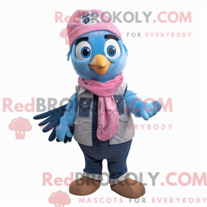 Maskotka Pink Blue Jay...