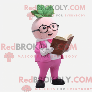 Pink majroe maskot kostume...