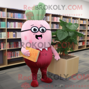 Maskottchenkostüm Rosa Rübe...
