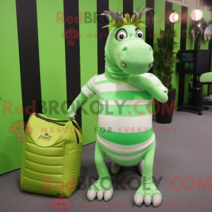 Limegrønn Quagga máscara de...