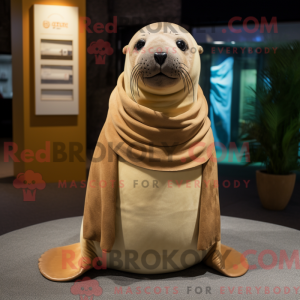 Tan Sea Lion mascotte...