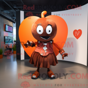 Rust Heart maskot kostume...