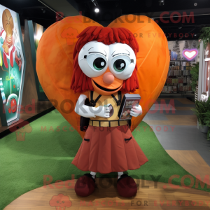 Rust Heart mascottekostuum...