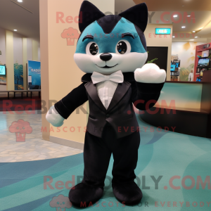 Disfraz de mascota Teal Cat...