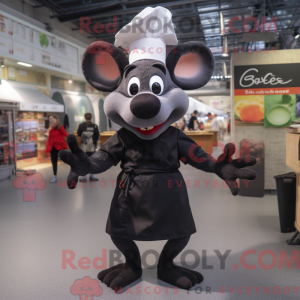 Black Ratatouille mascot...