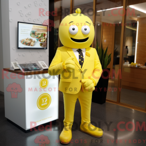 Citrongul chokolade maskot...