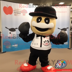 Black Boxing Glove mascot...