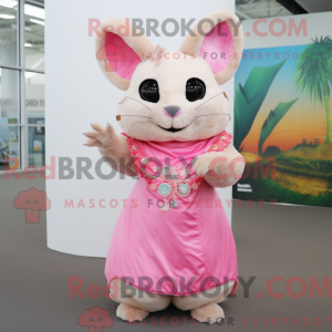 Maskottchenkostüm Rosa...