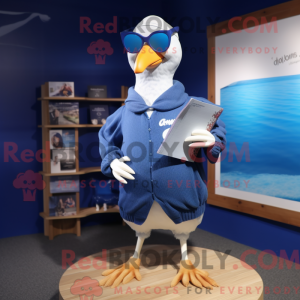 Blue Gull mascot costume...