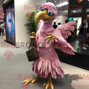 Pink Archaeopteryx maskot...