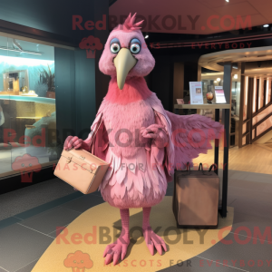 Pink Archaeopteryx maskot...