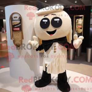 Beige Ramen mascot costume...