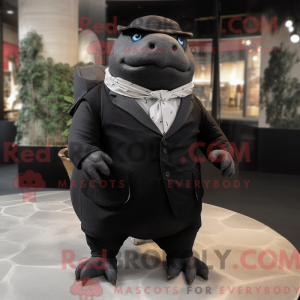 Black Glyptodon mascot...