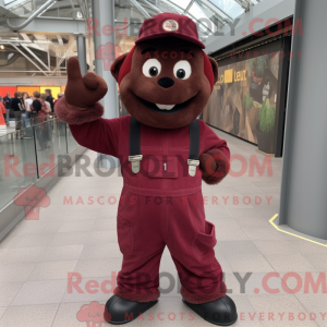 Personaggio mascotte Maroon...
