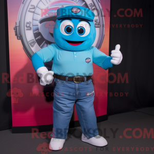 Cyan Wrist Watch mascot...