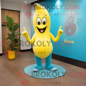 Turkis Baa maskot kostume...
