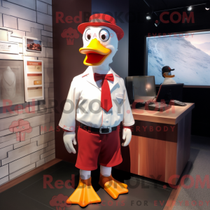 Red Muscovy Duck mascot...