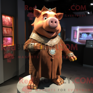 Postava maskota Rust Pig...