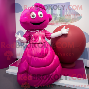 Magenta Baseball Glove...