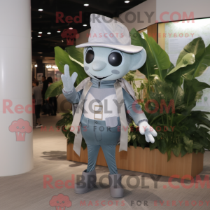Silver Spinach mascot...