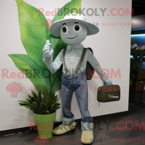 Silver Spinach mascot...