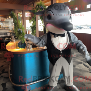 Gray Killer Whale mascot...