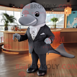Gray Killer Whale mascot...
