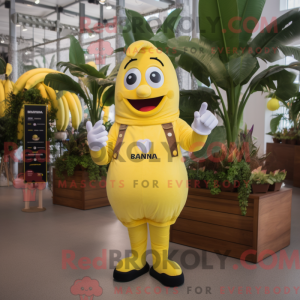 Baenmascottekostuum gekleed...
