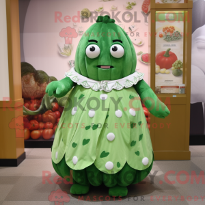 Cucumber mascot costume...