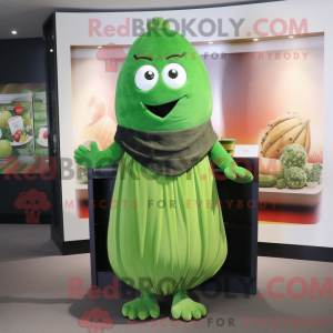 Cucumber mascot costume...