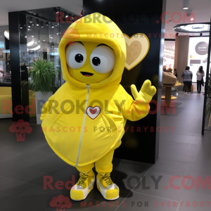 Lemon Yellow Heart mascot...