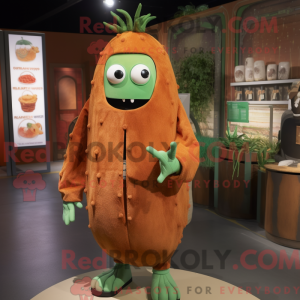 Rust Agurk maskot drakt...