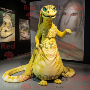 Citrongul Python maskot...