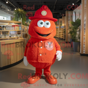 Red Shakshuka mascot...