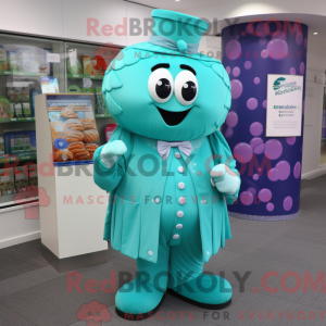 Turquoise Candy mascot...