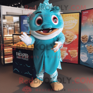Turquoise Fish And Chips...