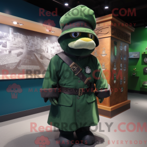 Mascotte de soldat vert de...