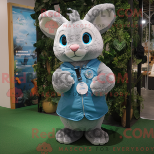 Cyan Chinchilla maskot...