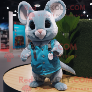 Cyan Chinchilla maskot...