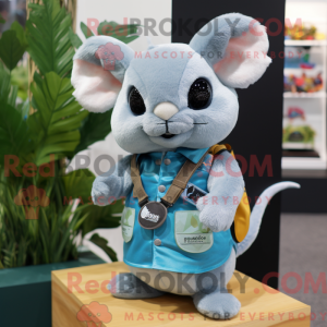 Cyan Chinchilla maskot...