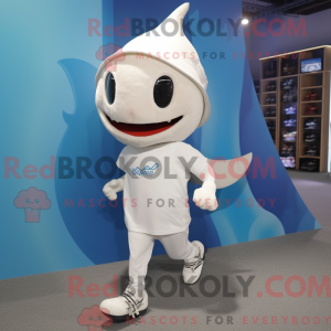 White Swordfish mascot...