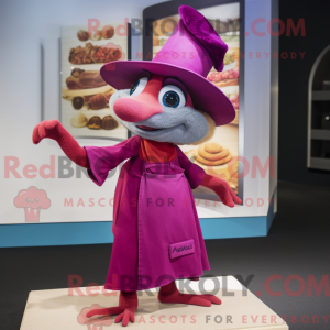 Magenta Ratatouille mascot...